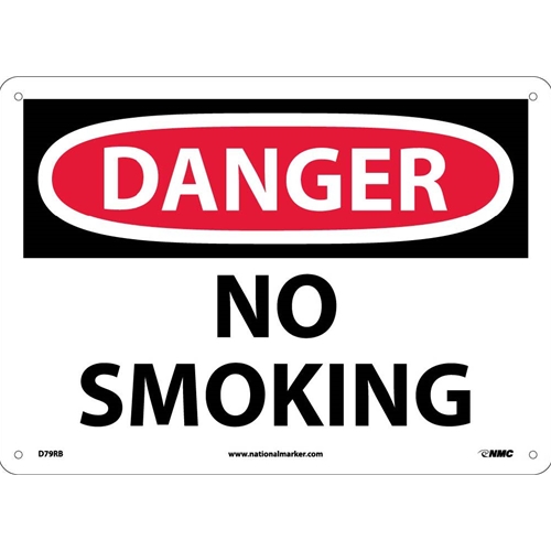 Danger No Smoking Sign D RB