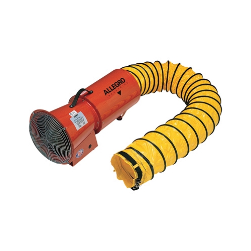Allegro AC Axial Blower w/Canister & 15' Ducting, 220V/15A