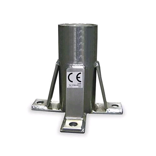 Miller DH-7SS Hoist Component, Floor Sleeve, Stainless Steel, 10 Inch