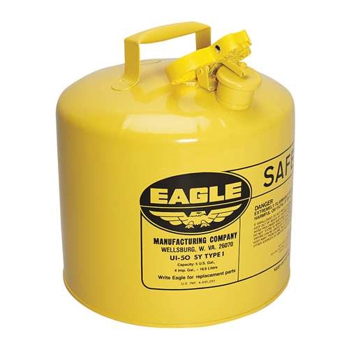 Eagle Type I Safety Can, 5 Gal. Yellow, UI-50-SY