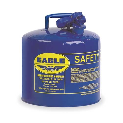 Eagle Type I Safety Can, 5 Gal. Blue, UI-50-SB