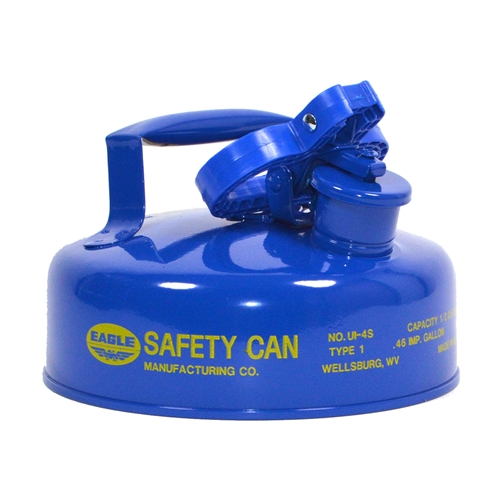 Eagle Type I Safety Can, 2 Qt. Blue, UI-4-SB