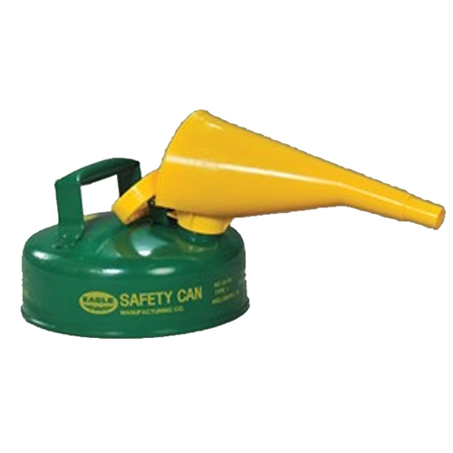 Eagle Type I Safety Can, 2 Qt. Green with Funnel, UI-4-FSG