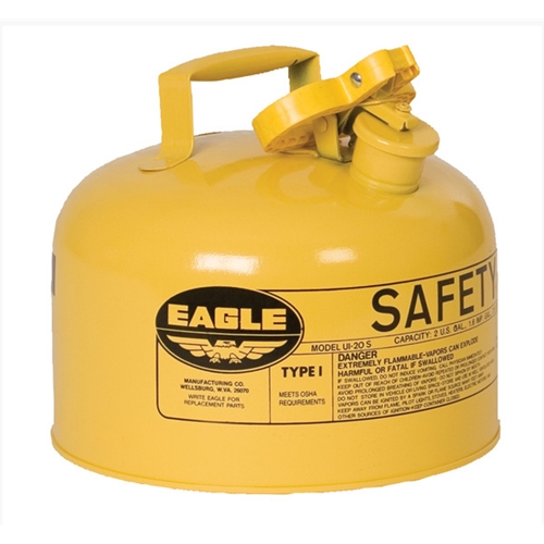 Eagle Type I Safety Can, 2.5 Gal. Yellow, UI-25-SY