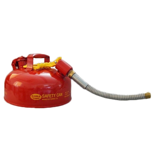 Eagle Type II Safety Can, 1 Gal. Red with 5/8" O.D. Flex Spout, U2-11-SX5