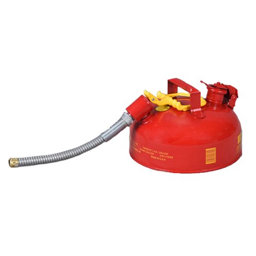 Eagle Type II Safety Can, 1 Gal. Red with 7/8" O.D. Flex Spout, U2-11-S