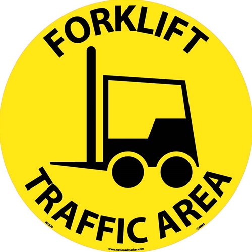 Forklift Traffic Area Walk On Floor Sign (WFS20)
