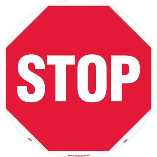 Stop Walk On Floor Sign (WFS3)