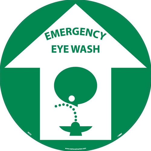 Emergency Eye Wash Walk On Floor Sign (WFS5)