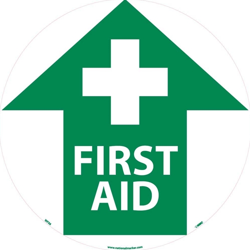 First Aid Walk On Floor Sign (WFS6)