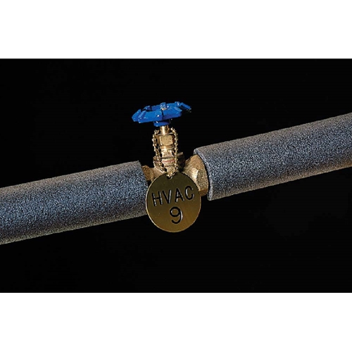 Stamped Metal Valve Tag Aluminum (EVT6R)