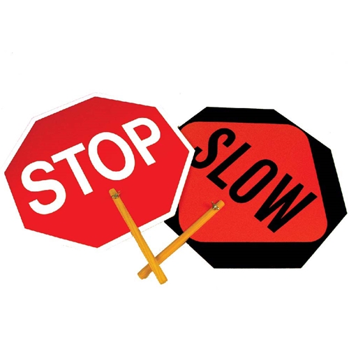 Aluminum Safe-T-Paddle Stop/Slow Sign (PS3)
