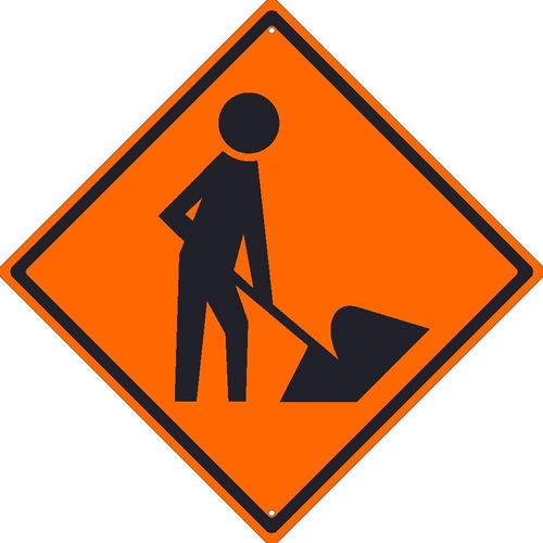 Road Work Traffic Sign (TM114K)