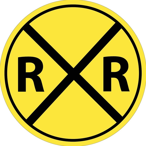 Railroad Crossing Sign (TM118K)