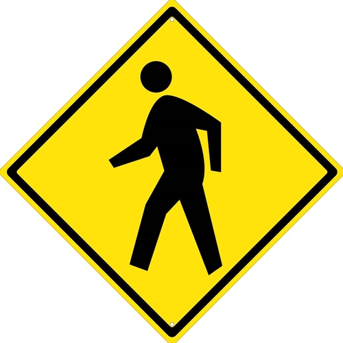 Pedestrian Crossing Sign (TM119DG)