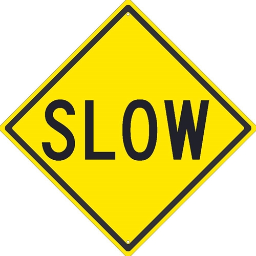 Slow Traffic Sign (TM120J)