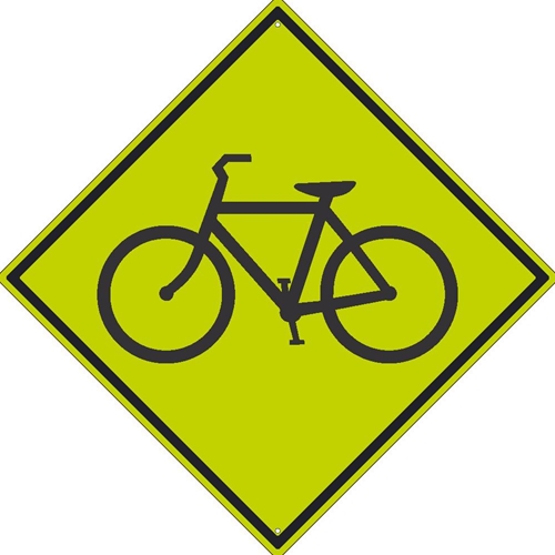 Bike Crossing Sign (TM183DG)