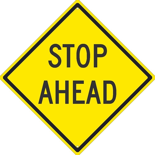 Stop Ahead Sign (TM215K)