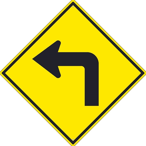 Right Turn Arrow Graphic Road Sign (TM240K)