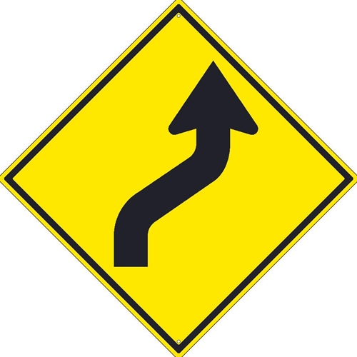 Lane Shift Left Arrow Sign (TM243K)