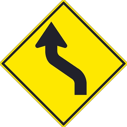 Lane Shift Arrow Right Sign (TM245K)