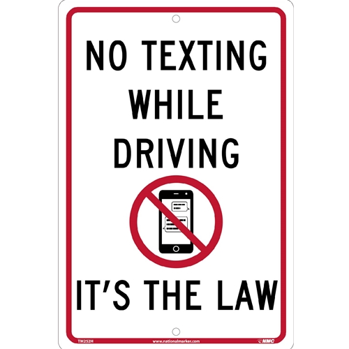 No Texting It'S The Law Traffic Sign Traffic Sign (TM252H)
