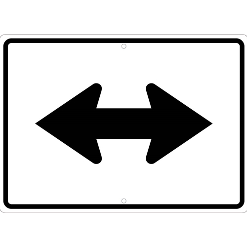 Auxiliary Double Arrow Sign (TM507K)