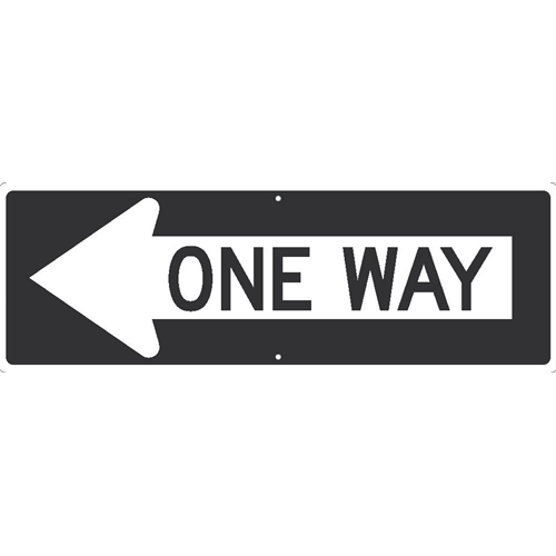 One Way Arrow Left Sign (TM508K)