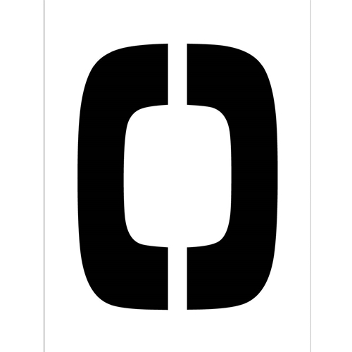 Individual Character Stencil 12" Number Set (PMC12-0)