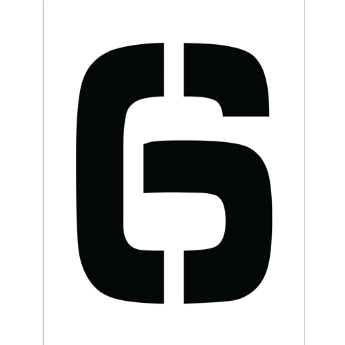 Individual Character Stencil 12" Number Set (PMC12-6)