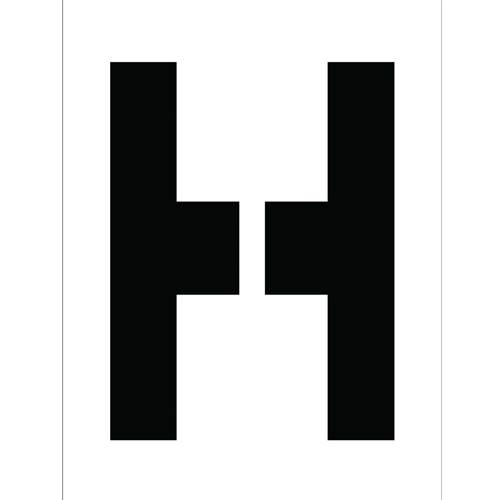 Individual Character Stencil 12" Number Set (PMC12-H)