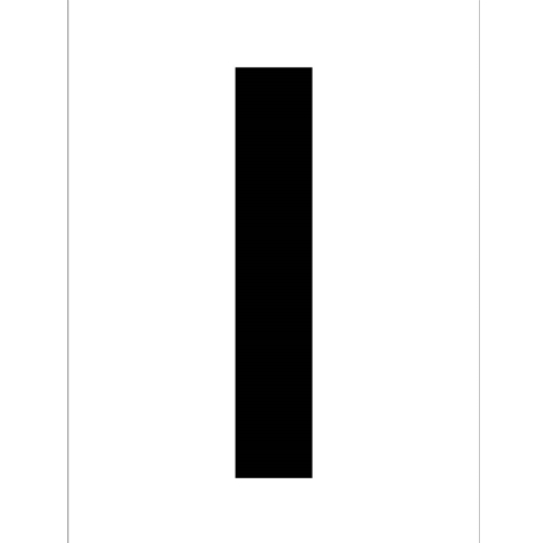 Individual Character Stencil 12" Number Set (PMC12-I)