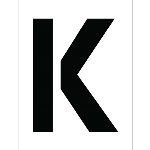 Individual Character Stencil 12" Number Set (PMC12-K)