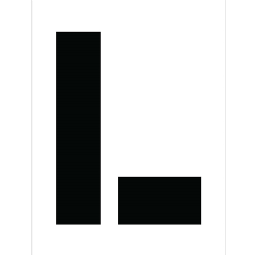 Individual Character Stencil 12" Number Set (PMC12-L)