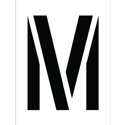 Individual Character Stencil 12" Number Set (PMC12-M)