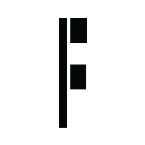 Individual Character Stencil 36" Number Set (PMC36-F)
