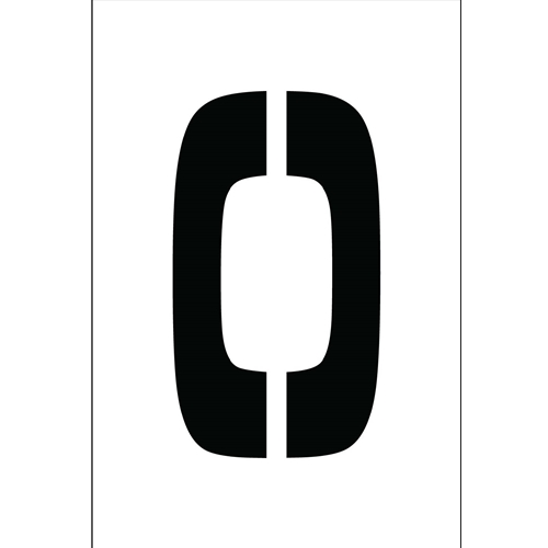 Individual Character Stencil 4" Number Set (PMC4-0)