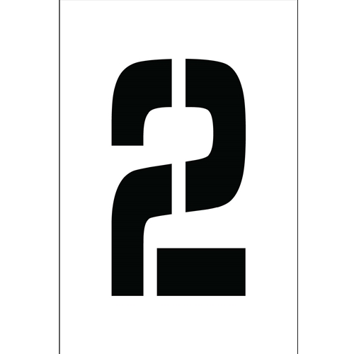 Individual Character Stencil 4" Number Set (PMC4-2)