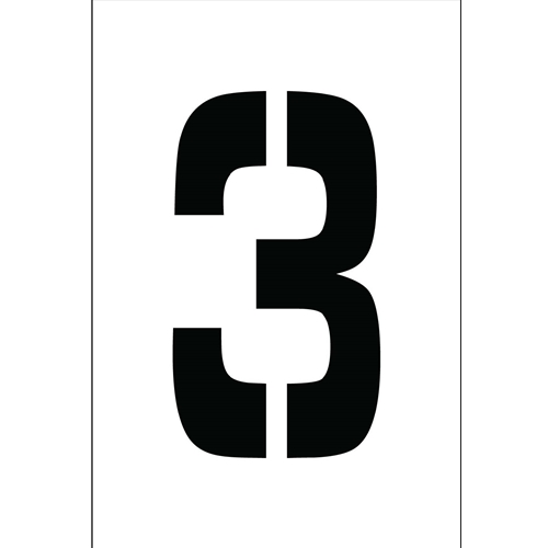Individual Character Stencil 4" Number Set (PMC4-3)