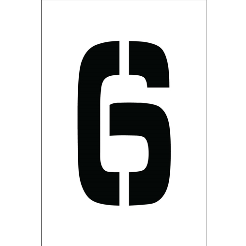 Individual Character Stencil 4" Number Set (PMC4-6)