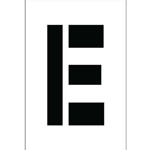Individual Character Stencil 4" Number Set (PMC4-E)