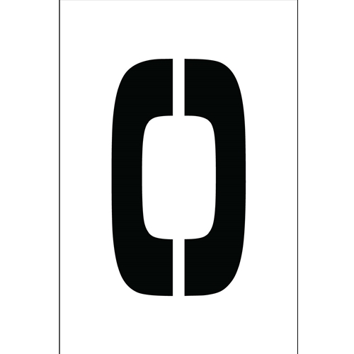 Individual Character Stencil 4" Number Set (PMC4-O)