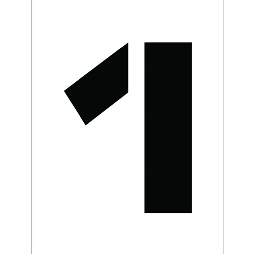 Individual Character Stencil 8" Number Set (PMC8-1)
