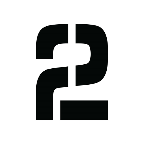 Individual Character Stencil 8" Number Set (PMC8-2)