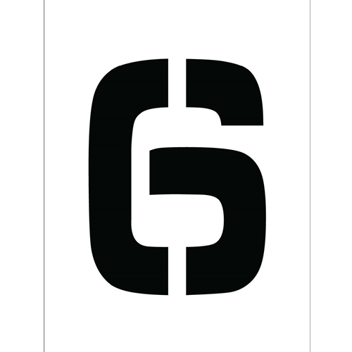 Individual Character Stencil 8" Number Set (PMC8-6)