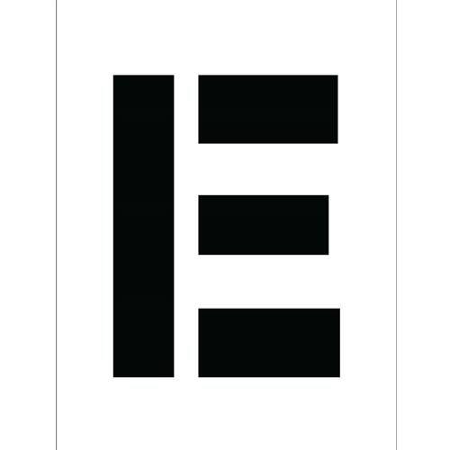 Individual Character Stencil 8" Number Set (PMC8-E)