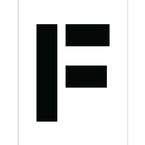Individual Character Stencil 8" Number Set (PMC8-F)
