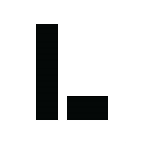 Individual Character Stencil 8" Number Set (PMC8-L)