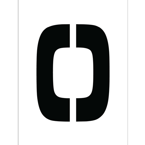 Individual Character Stencil 8" Number Set (PMC8-O)