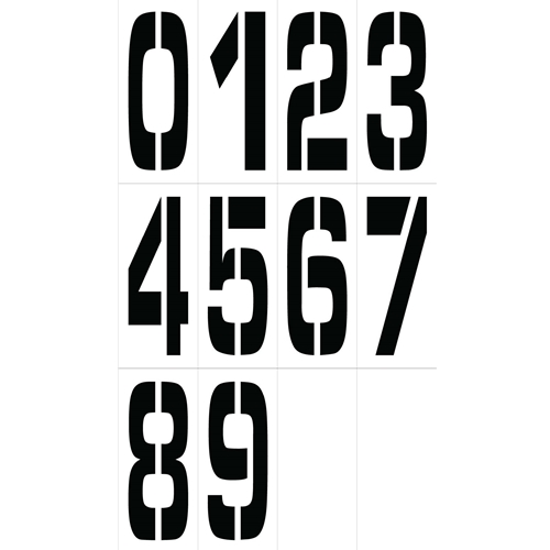 Individual Character Stencil Number Set 24" (PMN24)